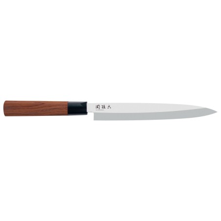 Couteau Yanagiba - Kai Seki Magoroku RedWood - 21cm - procouteaux Couteau Yanagiba - Kai Seki Magoroku RedWood - 21cm - procouteaux