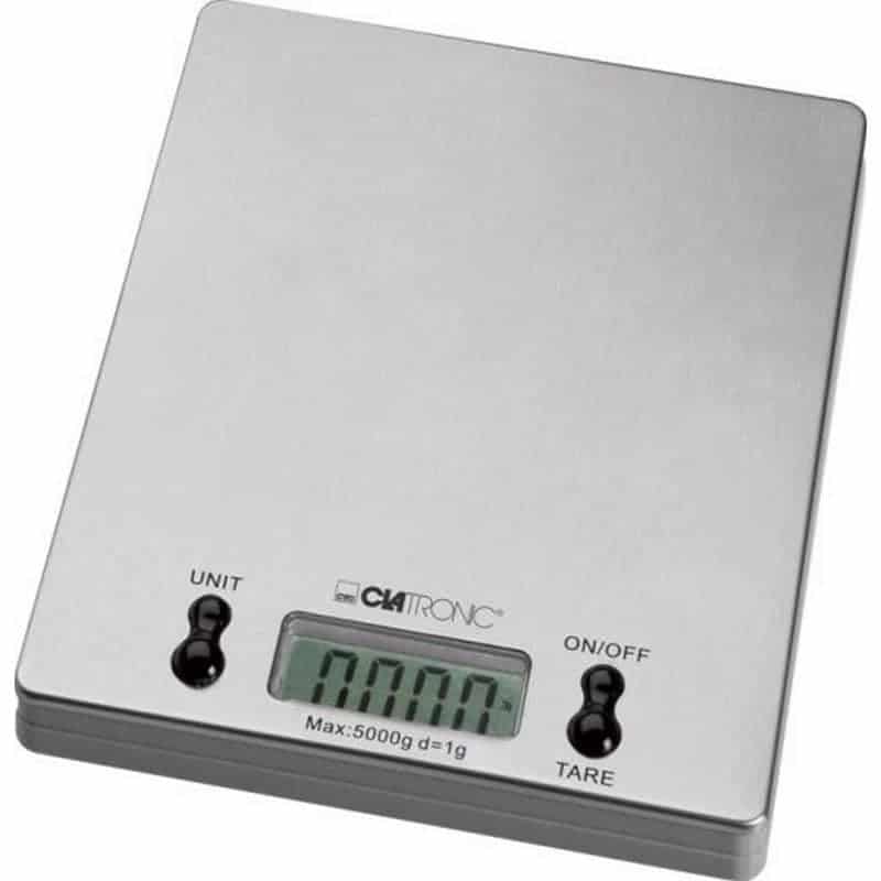 Balance inox numérique extra plate - 1gr à 5kg. Précison +/-2gr.