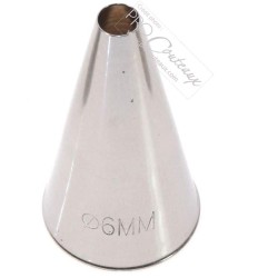 Douille Inox Unie - de 4 à 18 mm - 9 tailles douilles disponibles
 Diamètre Douille-U6 - Ø 6 mm