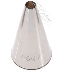 Douille Inox Unie - de 2 à 18 mm - 10 tailles douilles disponibles
 Diamètre Douille-U6 - Ø 6 mm