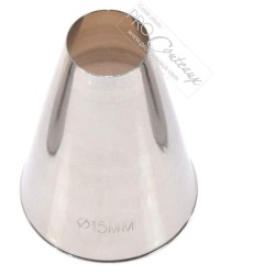 Douille Inox Unie - de 2 à 18 mm - 10 tailles douilles disponibles
 Diamètre Douille-U15 - Ø 15 mm 