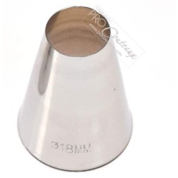 Douille Inox Unie - de 4 à 18 mm - 9 tailles douilles disponibles
 Diamètre Douille-U18 - Ø 18 mm