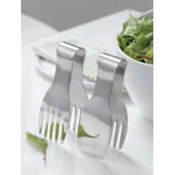 Lot de 2 mini Pinces à salade design main - 14cm - Procouteaux