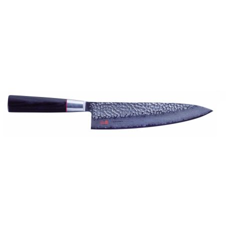 Couteau japonais Suncraft Senzo Damas - Couteau de chef 20 cm