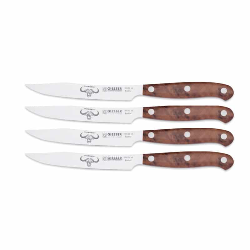 Set de4 couteaux à steak 12cm inox