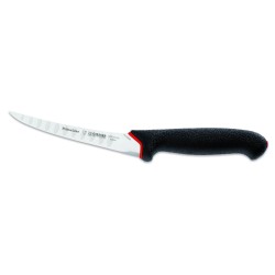 Couteau à désosser lame rigide, courbée et alvéolée - Giesser PrimeLine - 15 cm ProCouteaux