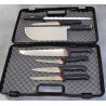 Valise / Mallette de chasseur / boucher PRO 5 couteaux Giesser, fusil et feuille. Livraison OFFERTE* ProCouteaux
