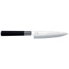 ProCouteaux - Coffret / Set 3 couteaux (Office, Petty, Santoku) - Kai Wasabi Black, Set de 3 couteaux japonais Kaï Wasabi Black à offrir en cadeau ! Set de 3 couteaux (67S-310) : Office 10 cm, Petty 15 cm et Santoku 16 cm : Les 3 couteaux les plus utilisés en cuisine.Manche noir ergonomique, antibactérien en poudre de bambou et résine. Résistant à l'eau.Fabriqué au Japon.Pour plus d'informations sur chaque couteaux n'hésitez pas à voir directement la fiche technique des couteaux en question. KAI WASABI BLACK - OFFICE - 10CMKAI WASABI BLACK - UNIVERSEL - 15CM (petty)KAI WASABI BLACK - SANTOKU - 16.5 CMGravure LASER couteau - 12 € - cliquez sur Gravure/BroderiePour 1 € de plus, vous pouvez choisir une protection de lame économique et efficace, cliquez dans les options