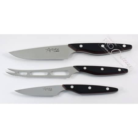 Artiste coffret fromage 3 couteaux ProCouteaux Artiste coffret fromage 3 couteaux ProCouteaux