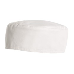 ProCouteaux - Calot de Cuisinier - Homme/Femme - Blanc, Description - Casquette pour cuisinier Optez pour ce calot pour exercer votre métier de cuisinierS'accorde parfaitement avec les tenues Kentaur (tabliers et vestes)Résistant au lavage industriel ISO 15797 Réglable derrière la tête avec un velcro.Hauteur 8 cmTaille unique