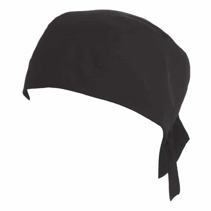 Bandana Cuisinier - Homme/Femme - Noir - procouteaux