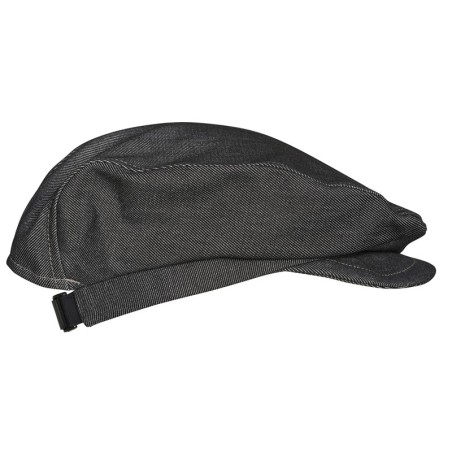 Casquette Cuisinier - Homme/Femme - type béret - Gris ou gris/noir