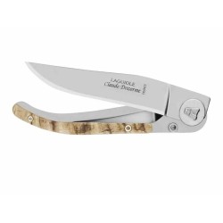 Couteau Pliant - 11,5 cm - Corne de bélier - Laguiole - Liner Lock - Claude Dozorme