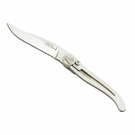Couteau Pliant - 11,5 cm -  Tout inox - Laguiole - Liner Lock - Claude Dozorme