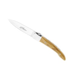 Couteau pliant - 9 cm - manche olivier - L'OCCITAN - Procouteaux