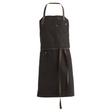 Tablier Kentaur - 2 en 1 - Authentique - Noir - Bretelles marrons Tablier Kentaur - 2 en 1 - Authentique - Noir - Bretelles marrons