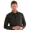 Chemise homme KENTAUR - Manu - Manches longues - NOIR - Procouteaux