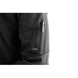 Veste de cuisine Kentaur - Cyril - Manches longues - NOIR