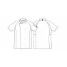 Veste de cuisine KENTAUR - Cyril - Manches courtes - blanc - GRANDE TAILLE - Procouteaux