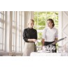 Veste de cuisine KENTAUR - Teddy - Manches longues - NOIR - GRANDE TAILLE
