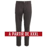 Pantalon cuisine service KENTAUR - PantaSmart - NOIR ET GRIS - GRANDE TAILLE