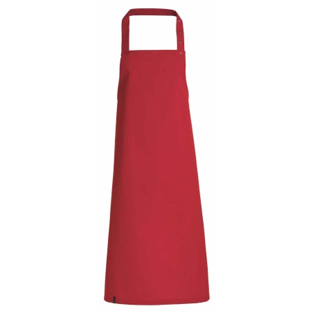 Tablier de cuisine avec bavette - Kentaur - ROUGE