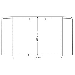 ProCouteaux - Tablier sans bavette - Kentaur - NOIR, Tablier sans bavette noir pour vous en cuisine sur procouteauxOptez pour la simplicité avec ce tablier sans bavette / bas de la marque Kentaur. Peut être également porté pour le service.Bandes cousuesSangles pour accrocher sur un porte-manteauDimensions : 100 cm x 80 cmTaille : uniqueBlanc ou Noir : Autres couleurs : 210 g/m2Broderie 8,40€ - Maximum 14 caractères - Délai 10 jours