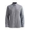 Chemise cuisine femme KENTAUR - Marie - Manches longues - GRIS