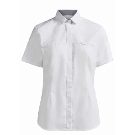 Chemise femme KENTAUR - Marie - Manches courtes - BLANC