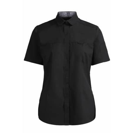 Chemise femme KENTAUR - Marie - Manches courtes - NOIR Chemise femme KENTAUR - Marie - Manches courtes - NOIR
