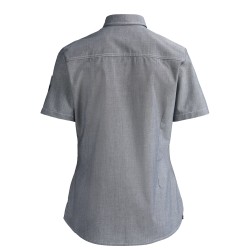 Chemise cuisine femme KENTAUR - Marie - Manches courtes - GRIS - Procouteaux