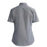Chemise cuisine femme KENTAUR - Marie - Manches courtes - GRIS