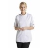 Veste de cuisine femme - KENTAUR - Cathy - Manches courtes - blanc