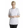 Veste de cuisine femme - KENTAUR - Cathy - Manches courtes - blanc - Procouteaux