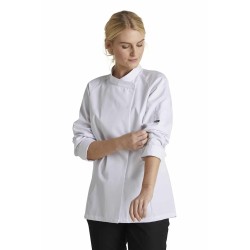 Veste de cuisine femme - KENTAUR - Cathy - Manches longues - blanc
