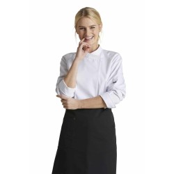 Veste de cuisine femme - KENTAUR - Cathy - Manches longues - blanc