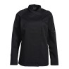Veste de cuisine femme - KENTAUR - Cathy - Manches longues - noir