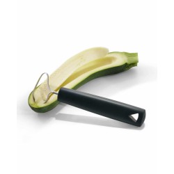 ProCouteaux - Evideur - Fruits et légumes - TRIANGLE, Ustensile extrêmement pratique pour évider vos légumes pour les farcirCet évideur vous permettra d'évider rapidement et facilement fruits et légumes tels que courgettes, poires, aubergines ou tomates pour les farcir. Lame en acier inoxydable affruitée sur toute la longueur pour s'adapter à toutes les formes.Convient aux gauchers et droitiers.Passe au lave-vaisselle.Fabriqué en allemagne.