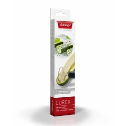 ProCouteaux - Evideur - Fruits et légumes - TRIANGLE, Ustensile extrêmement pratique pour évider vos légumes pour les farcirCet évideur vous permettra d'évider rapidement et facilement fruits et légumes tels que courgettes, poires, aubergines ou tomates pour les farcir. Lame en acier inoxydable affruitée sur toute la longueur pour s'adapter à toutes les formes.Convient aux gauchers et droitiers.Passe au lave-vaisselle.Fabriqué en allemagne.