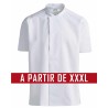 Veste de cuisine KENTAUR - André- Manches courtes - Grande Taille
