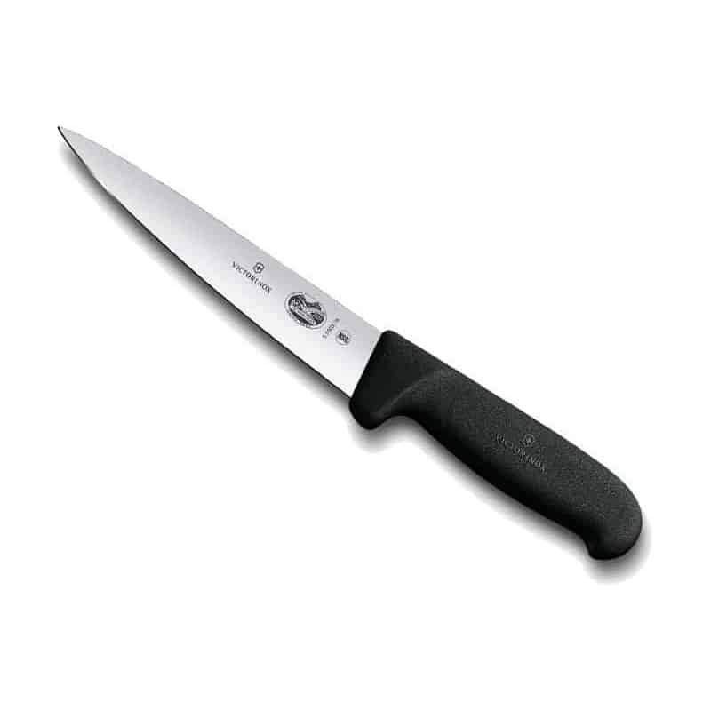 Couteau saigner ou desosser - Victorinox - 14cm Fibrox noir Procouteaux