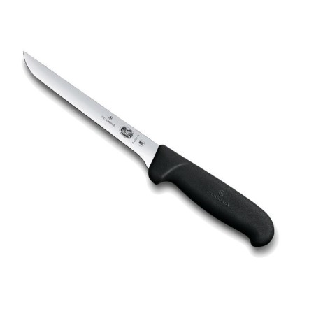 Couteau désosser droite usé - Victorinox - 15cm Fibrox noir Procouteaux Couteau désosser droite usé - Victorinox - 15cm Fibrox noir Procouteaux