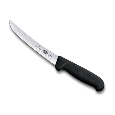 Couteau désosser courbée et alvéolée - Victorinox - 15cm Fibrox noir ProCouteaux Couteau désosser courbée et alvéolée - Victorinox - 15cm Fibrox noir ProCouteaux