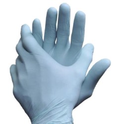 Gant nitrile - Boite de 100 - Non poudrés - BLEU Procouteaux