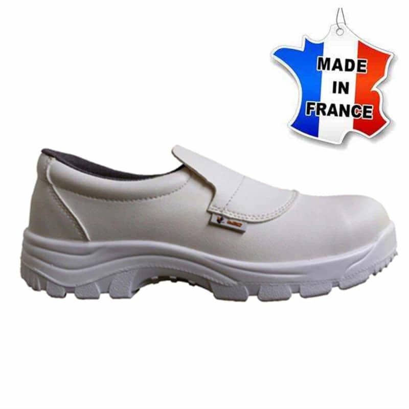 Chaussures de sécurité - mocassins - Cuisine - Made In France - BLANC