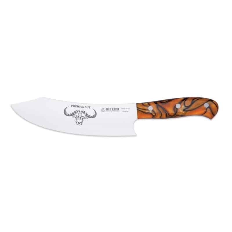 Couteau Chef / Barbecue - Giesser Premium Cut - 20 cm - Orange pimenté - procouteaux