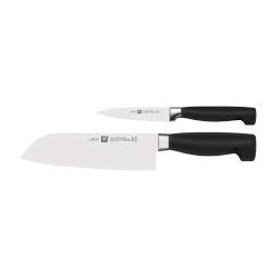 Set 2 couteaux - Santoku et Office - Zwilling Four Star ProCouteaux