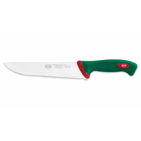 Couteau boucher - 33 cm - dentelé - SANELLI PREMENA - procouteaux Couteau boucher - 33 cm - dentelé - SANELLI PREMENA - procouteaux