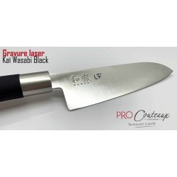 Couteau Yanagiba (Sushis) - Kai Wasabi Black - 24 cm - Procouteaux
