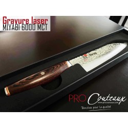 Couteau Gyutoh - couteau chef - Miyabi 6000MCT - 20 cm - gravure LASER offerte